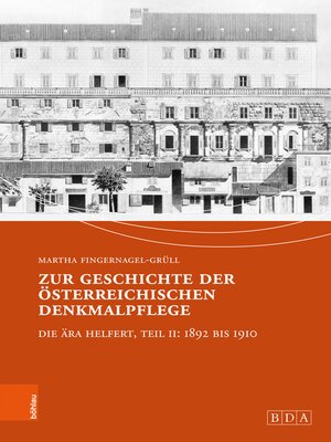 cover image of Zur Geschichte der österreichischen Denkmalpflege